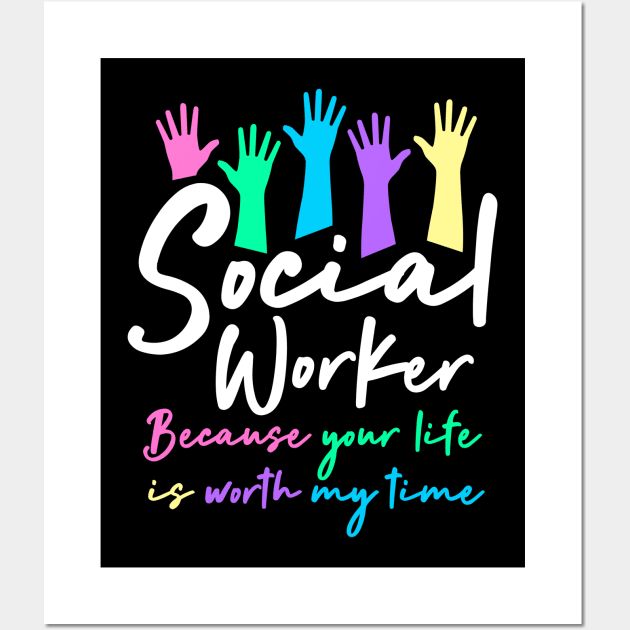 Social Worker Wall Art by TheBestHumorApparel